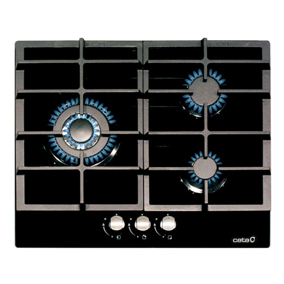 Gasplade Cata LCI 6021 BK 60 cm 58 cm